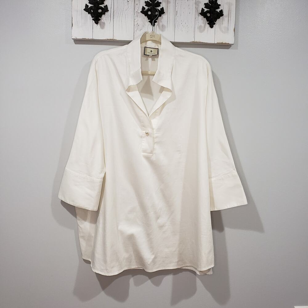 Tuckernuck Blanc Willow Blouse White XXL
